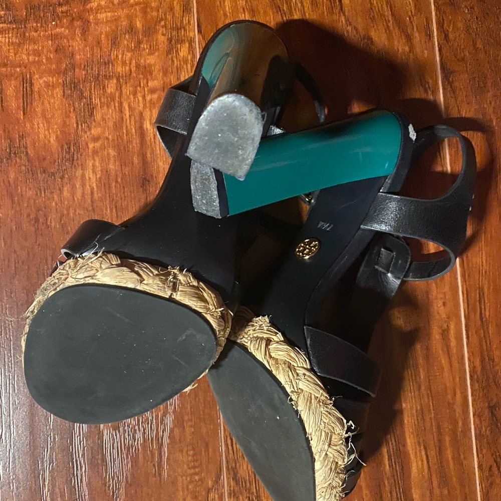 Tory Burch Multi Color 5" Platform Runway Heels S… - image 4